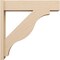 Ekena Millwork 8-in W x 36-in D x 36-in H Funston Block Rough Cedar Woodgrain TimberThane Outlooker, Primed Tan OUTUR080X36X36FST44RCPR - alternate 4